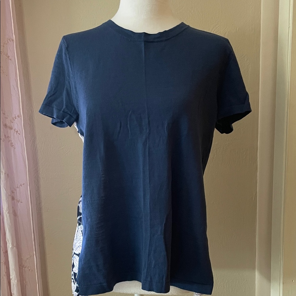 LOFT Deep Blue Short Sleeve Tee